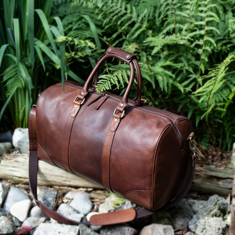 Colombian Leather Holdall Travel Duffle