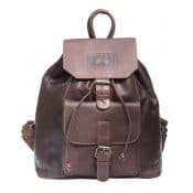 wombat "Outback" Luxury Soft Oiled Brown Leather Backpack