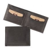 Wombat Men's Rugged Thick Brown Leather Wallet - 001