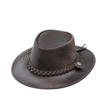 11wombat outack leather hat