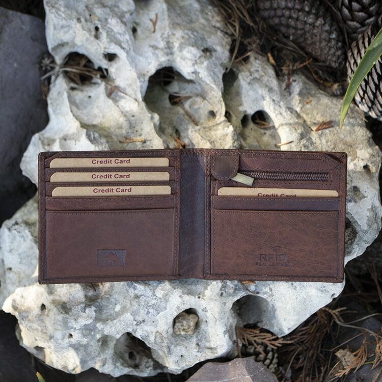 Colombian Leather Wallet – Coin Pocket