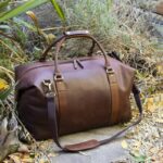 Colombian Brown Leather Travel Holdall