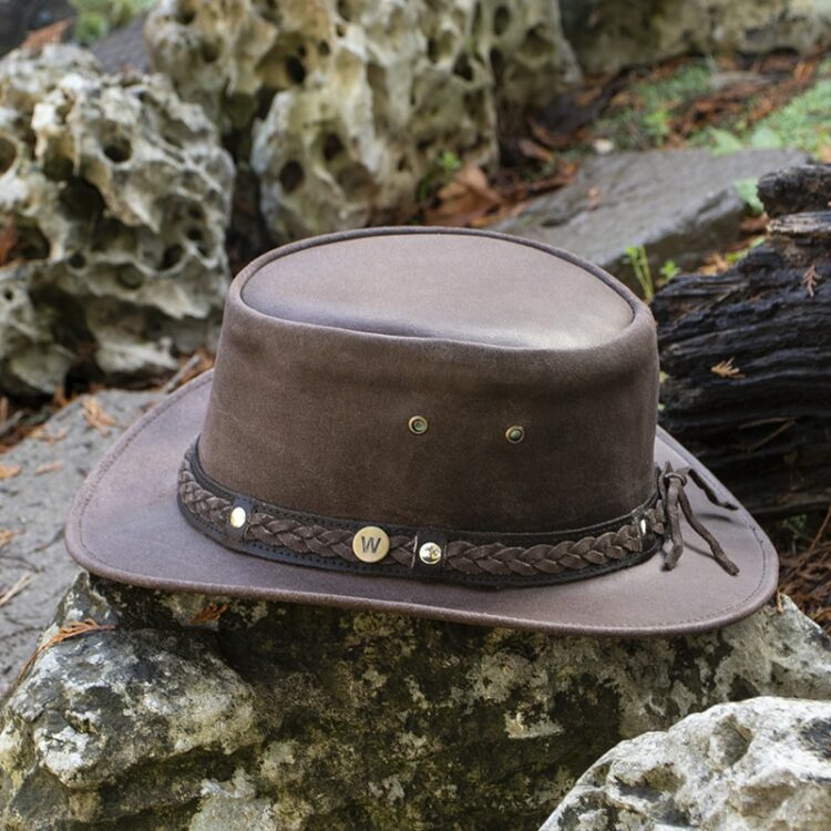 Wombat The Prospector leather Hat