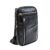 wombat Small black Leather Crossbody Travel Bag front view