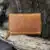 wombat woman's large purse tan leather with a vintage finish