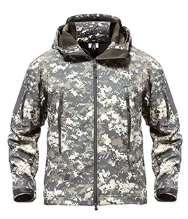 Camouflage print Tactical Softshell Jacket