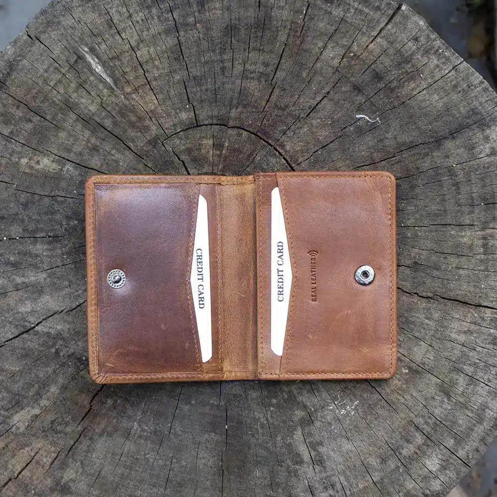 Woodland Range Tan Card Holder - Image 3