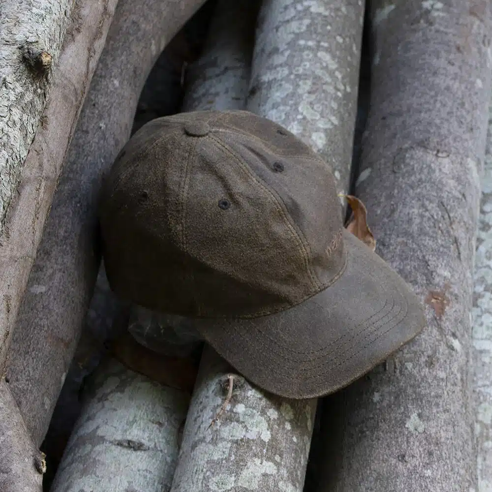 wombat outdoor brown leather baseball cap
