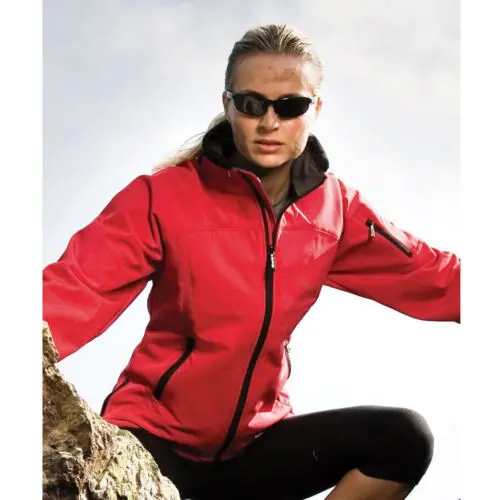 Ladies 3-Layer Waterproof SoftShell Jacket - Image 2