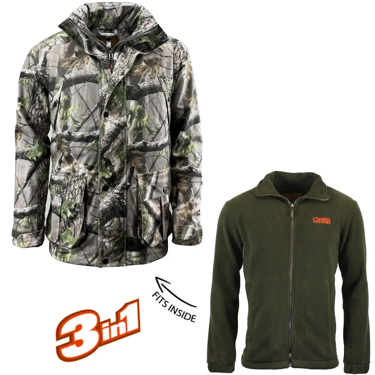 Stealth 3 in 1 Jacket & Fleece - Image 3