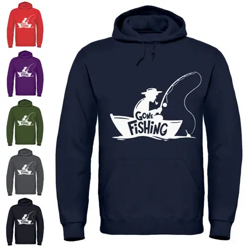 "Gone Fishing" Hoodie - Image 2