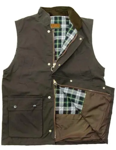 Men's Classic Wax Gilet - Image 2