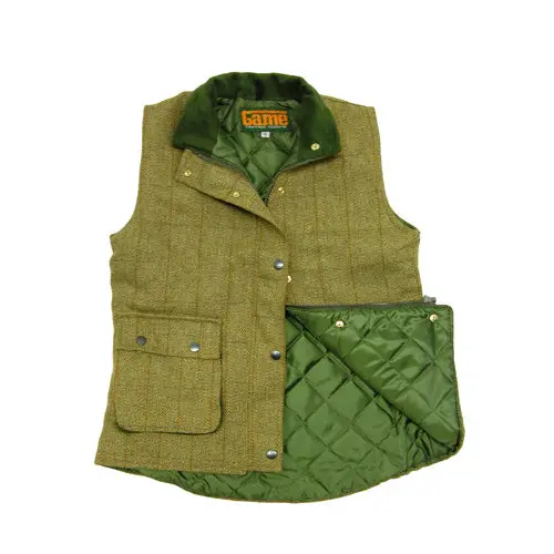 Ladies Tweed Gilet - Image 3