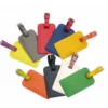 soft leather colourful luggage tags