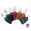 english hide leather keyring
