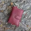 Women’s Leather Wallet – Handmade RFID Blocking Purse | Personalised Gift for Her | Vintage Style Oiled Leather Wallet by Wombat Leather