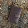 Women’s Leather Wallet – Handmade RFID Blocking Purse | Personalized Gift for Her | Vintage Oiled Leather Wallet | Wombat Leather