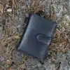 Artisan Women’s Leather Wallet. Handcrafted from thick, oiled full-grain leather, this wallet captures the essence of natural beauty and durability — designed to age gracefully and develop a rich patina over time.