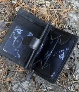 Artisan Women’s Leather Wallet. Handcrafted from thick, oiled full-grain leather, this wallet captures the essence of natural beauty and durability — designed to age gracefully and develop a rich patina over time.