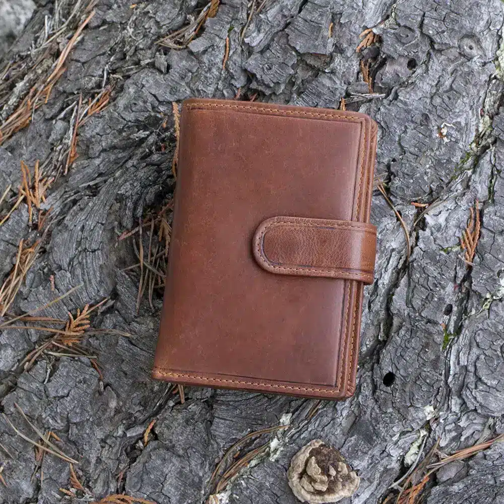 Wombat Artisan Women’s Leather Wallet. personalised ladies purse