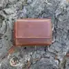 Women’s Leather Wallet – Handmade RFID Blocking Purse | Personalised Gift for Her | Vintage Style Oiled Leather Wallet by Wombat Leather