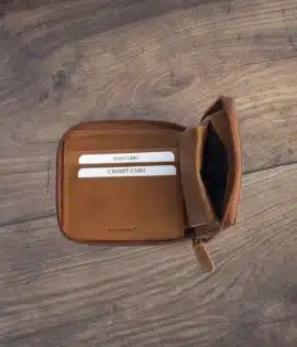 Made from premium oiled leather, this wallet blends rugged durability with timeless sophistication. It’s designed for the man who values style, practicality, and individuality — complete with optional personalization to make it truly his own.