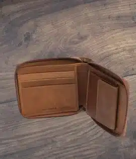 Made from premium oiled leather, this wallet blends rugged durability with timeless sophistication. It’s designed for the man who values style, practicality, and individuality — complete with optional personalization to make it truly his own.