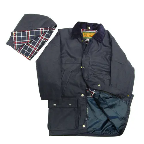 Childrens Quilted Wax Jacket - Image 2