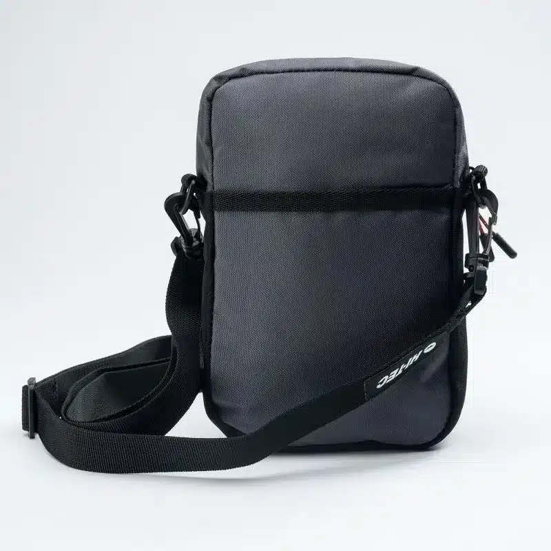 Hi-Tec Quaset Pouch - Adjustable Strap, Zippered Compartments, Durable Polyester (Gray) - Image 6