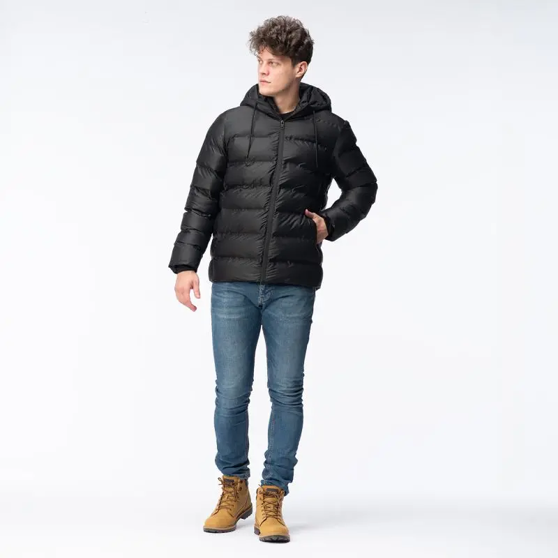Hi-Tec Diorro Quilted Winter Jacket - Black - Image 7