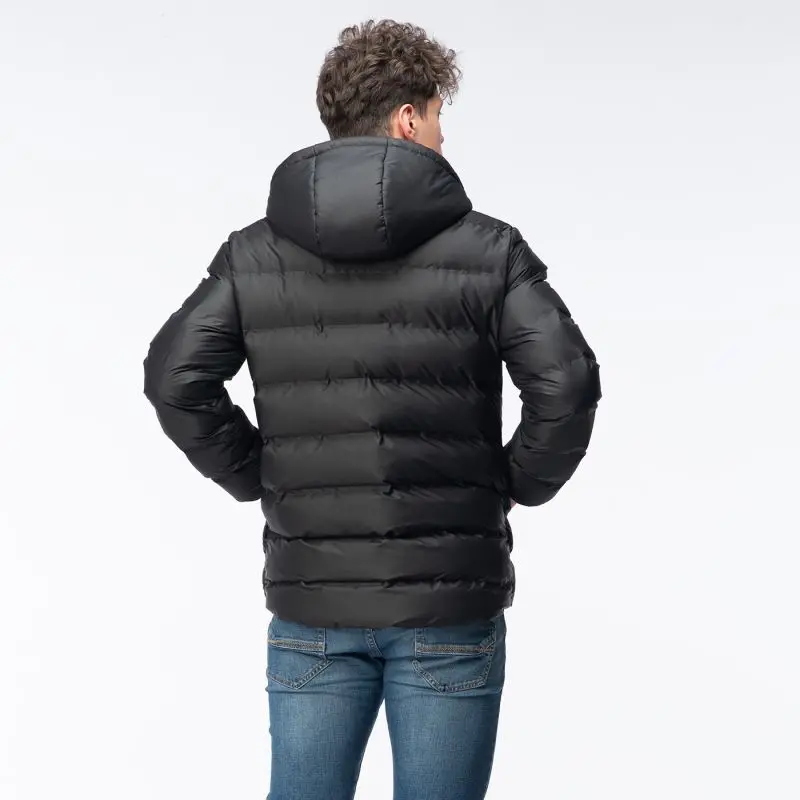Hi-Tec Diorro Quilted Winter Jacket - Black - Image 9
