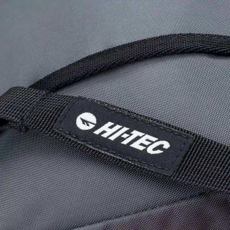 Hi-Tec Quaset Pouch - Adjustable Strap, Zippered Compartments, Durable Polyester (Gray) - Image 3