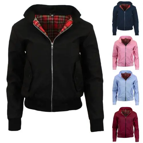 Ladies Classic Vintage Harrington Jacket - Made in the UK - Image 2