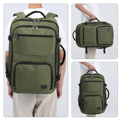 Kono Multifunctional Portable Travel Backpack Cabin Bag - Green - Image 7