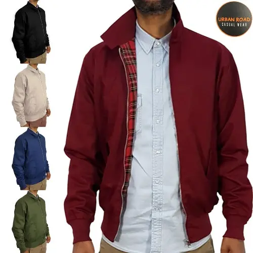 Mens Classic Vintage Harrington Jacket - Image 2