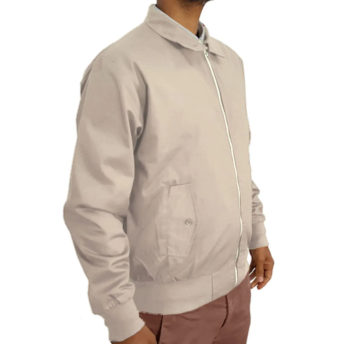 Mens Classic Vintage Harrington Jacket - Image 7