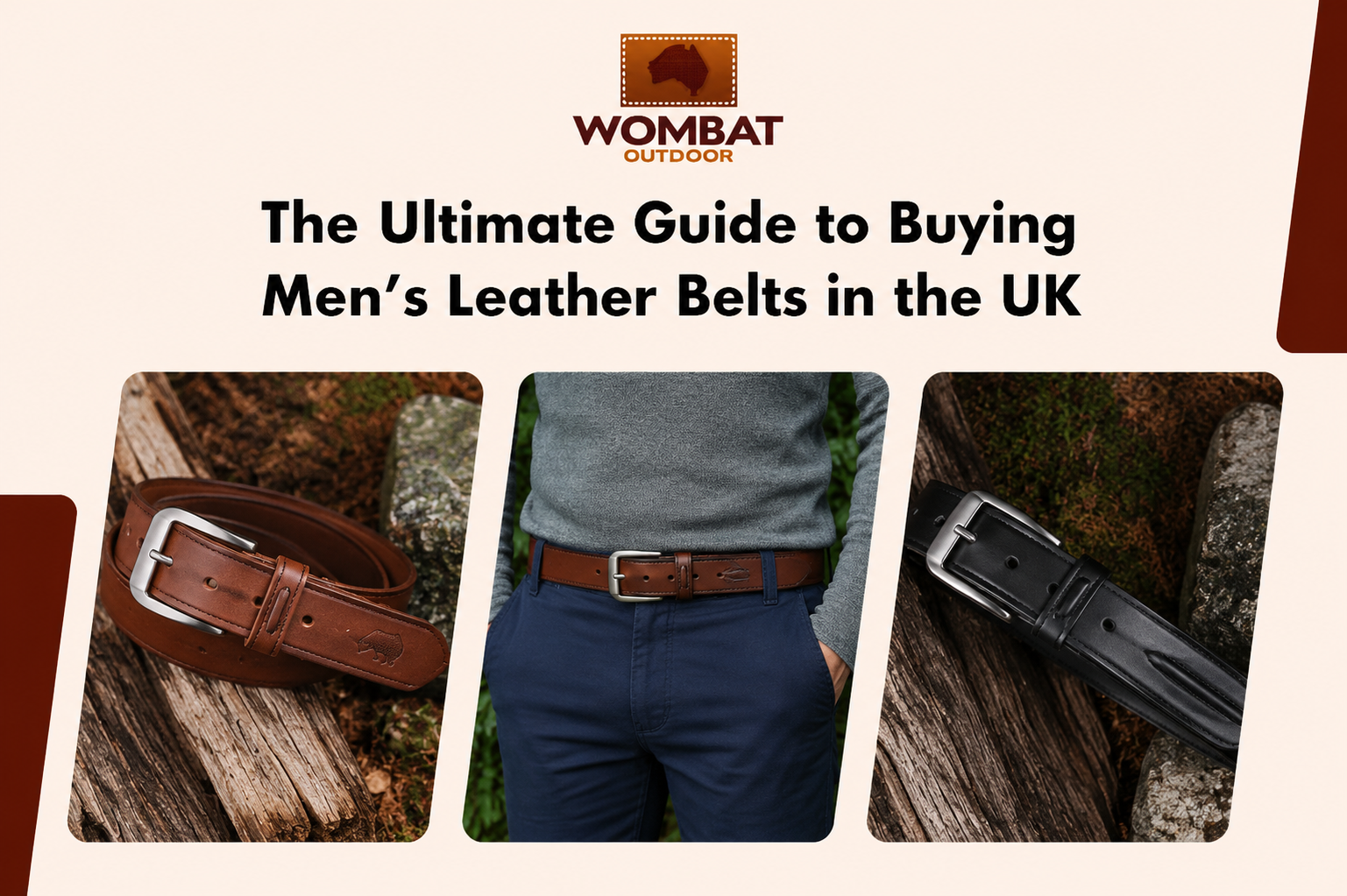 The Ultimate Guide to Buying Men’s Leather Belts In The UK