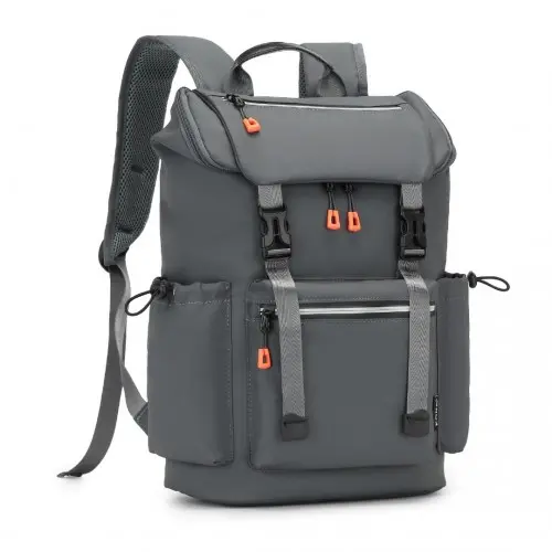 Kono Advanced Leisure Backpack – Grey - USB Charging