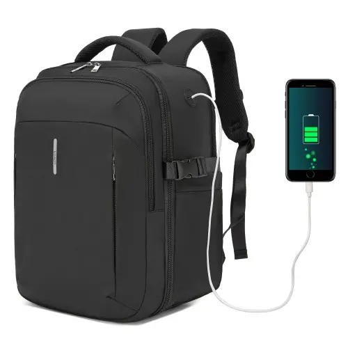 Kono Cabin-Approved Carry-On Backpack – Black, 24L - Image 2