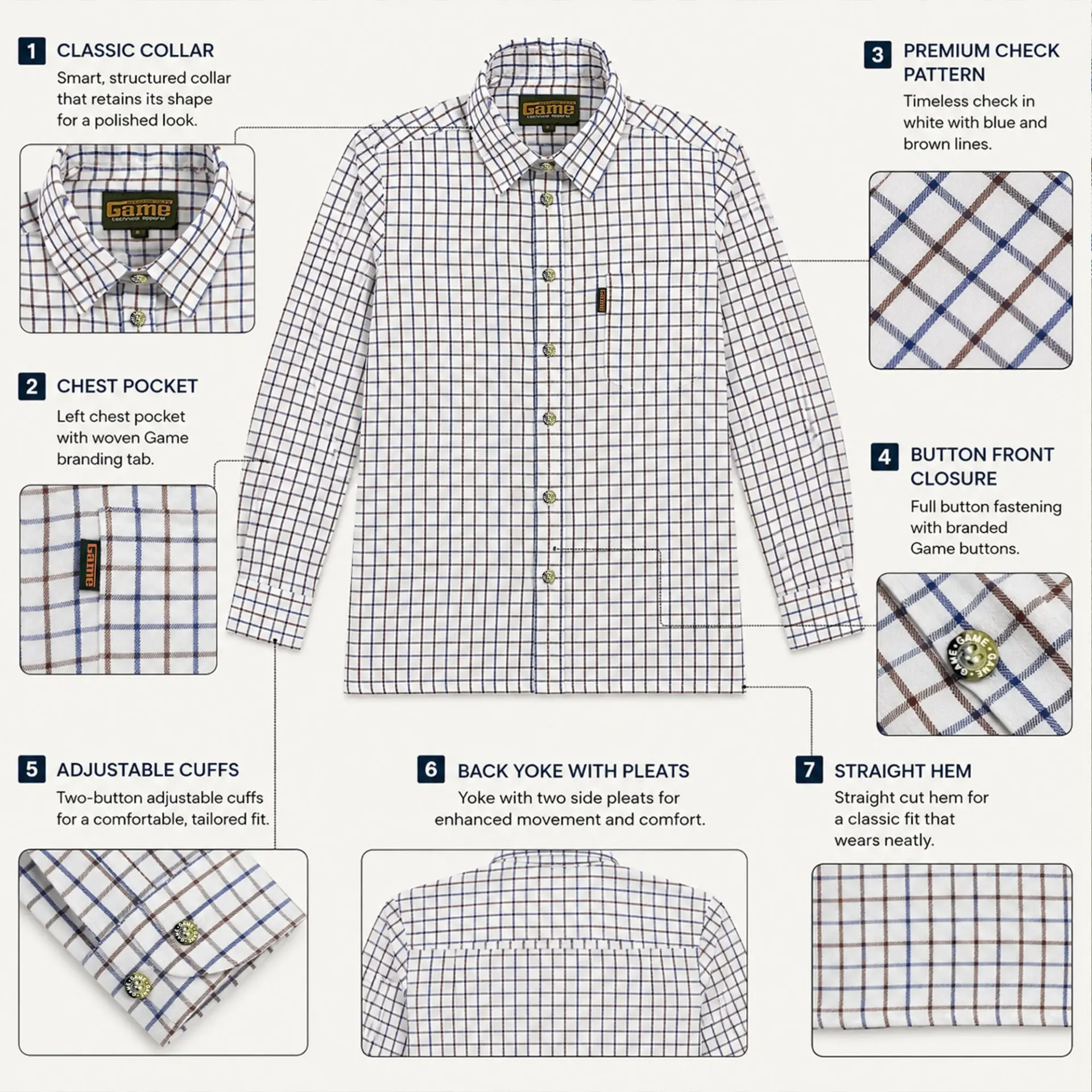 Womens tattersall Shirt - Image 6