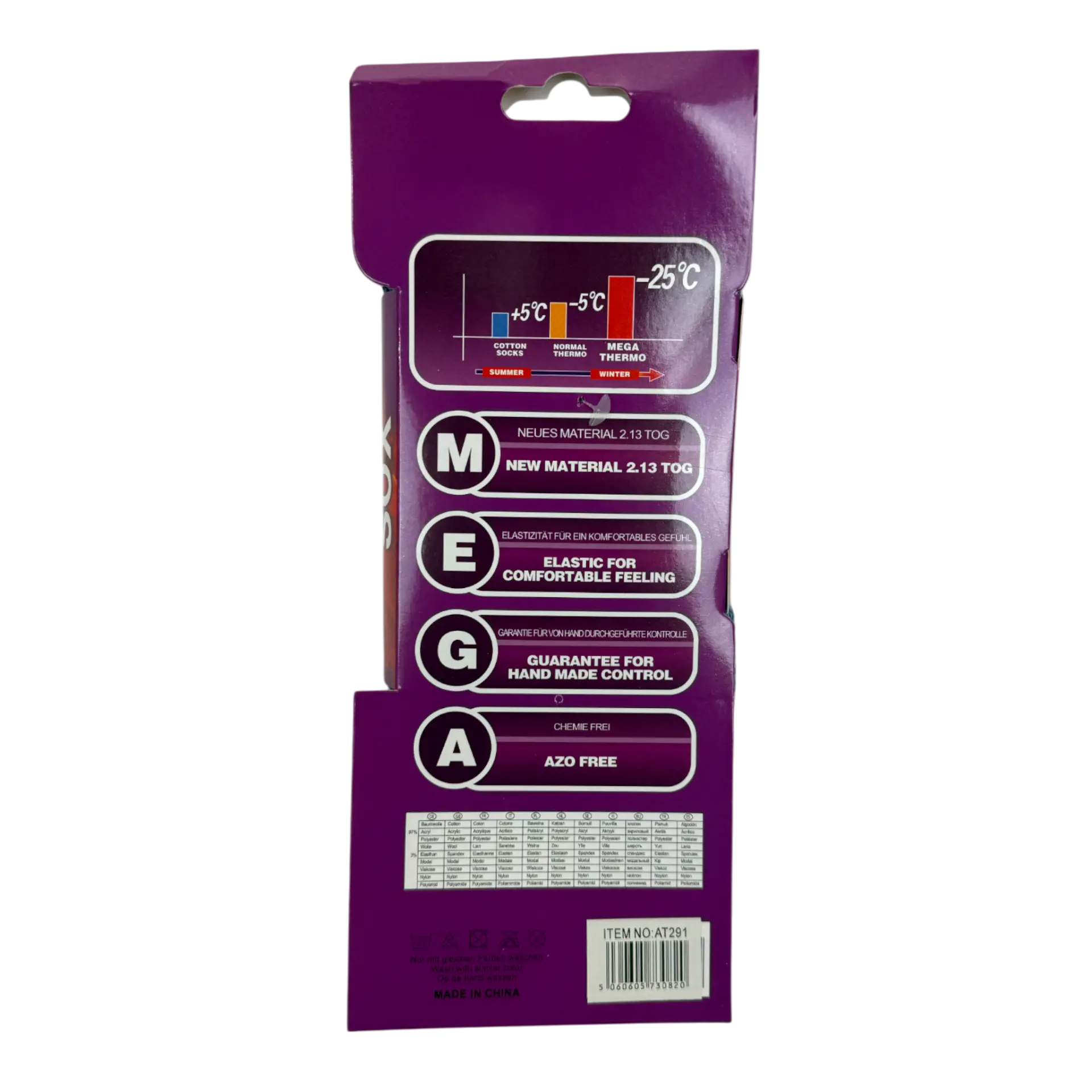 Womans Heated Thermal Socks - Pack of 3 - Image 4